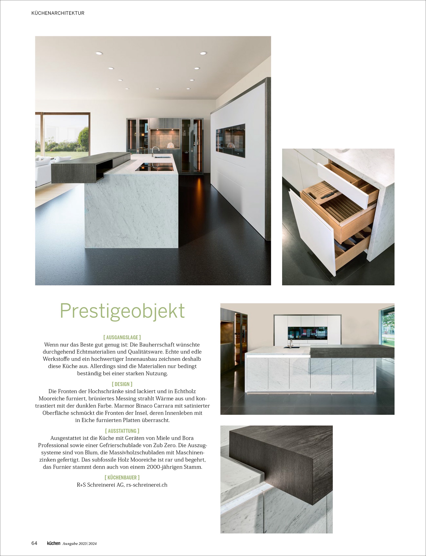 Artikel in Wohnrevue